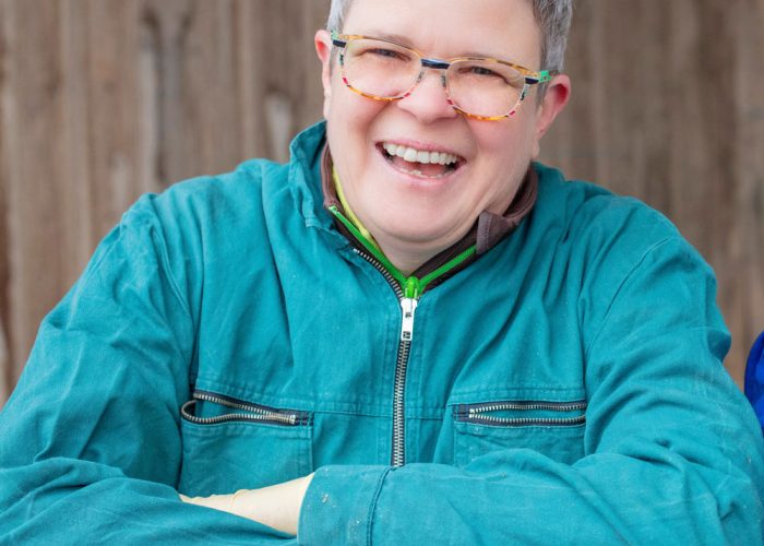 Frau Braun, Tierärztin in der Nutztierpraxis Hausen am Bussen, spezialisiert auf tierärztliche Versorgung von Nutztieren